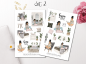 Preview: Girl Home Sticker Set